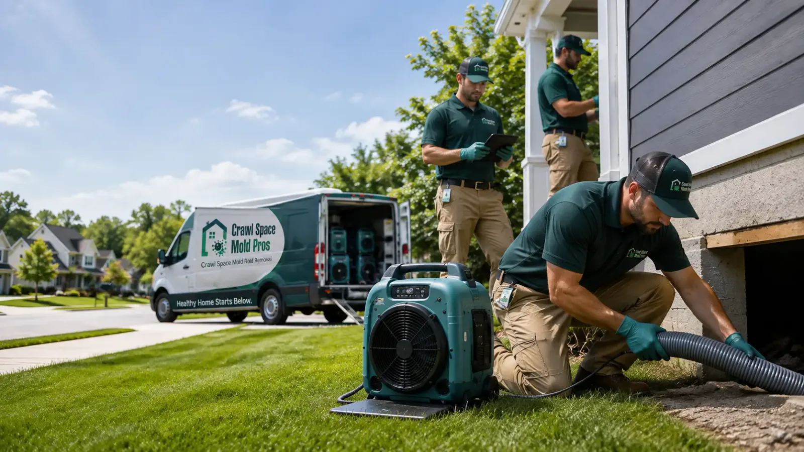 Crawl Space Mold Removal in Perry, IL